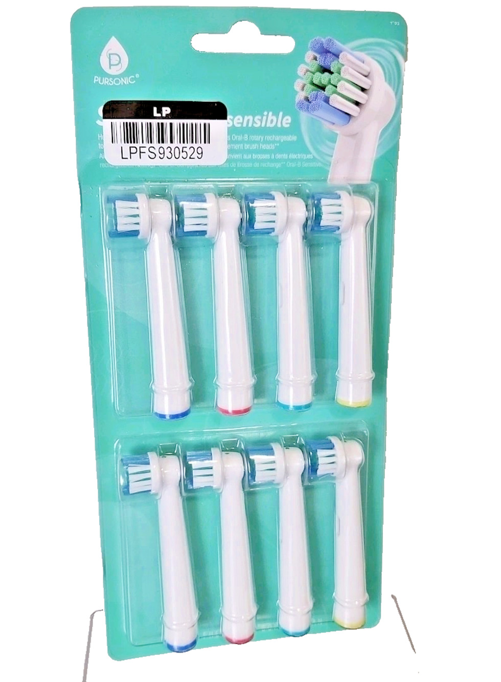 Genuine Pursonic Replacement Toothbrush Heads 8 Pack